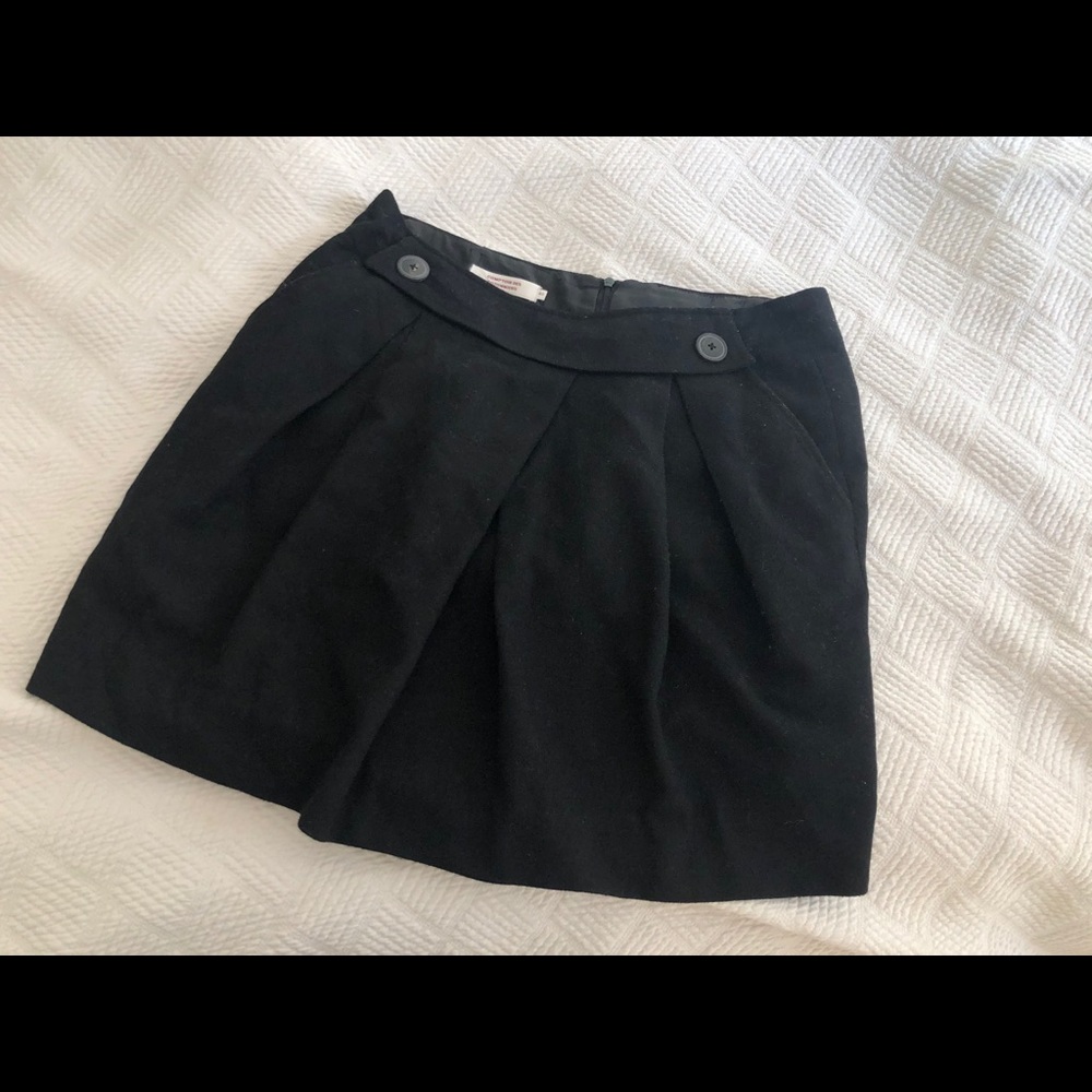 comptoir des cotonniers wool skirt size 4-6